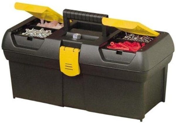 12-1/2 in. Tool Box with Lid Organizers