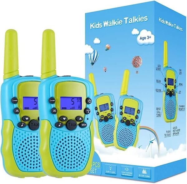 Selieve Toys for 3-12 Year Old Boys Girls, Walkie Talkies for Kids 22 Channels 2 Way Radio with Backlit LCD Screen & LED Flashlight VOX Function, Long Range Walkie Talkies for Outside, Camping, Hiking